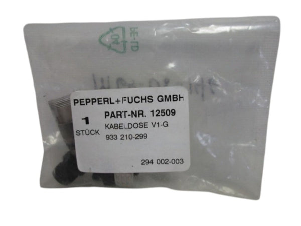 PEPPERL+FUCHS 12509 V1-G FEMALE CABLE CONNECTOR NSMP