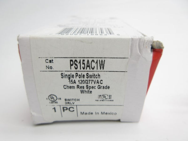 PASS & SEYMOUR PS15AC1W 120/277VAC 15A NSMP