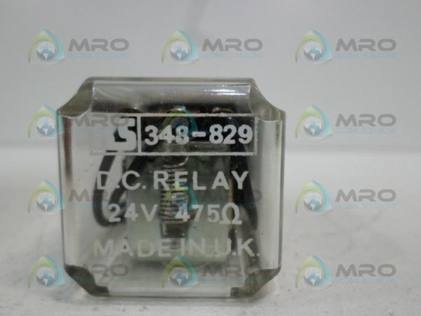 RS COMPONENTS 348-829 D.C RELAY 24V (AS PICTURED) NSNP