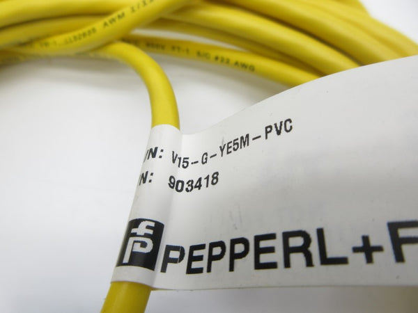 PEPPERL+FUCHS V15-G-YE5M-PVC 903418 NSNP