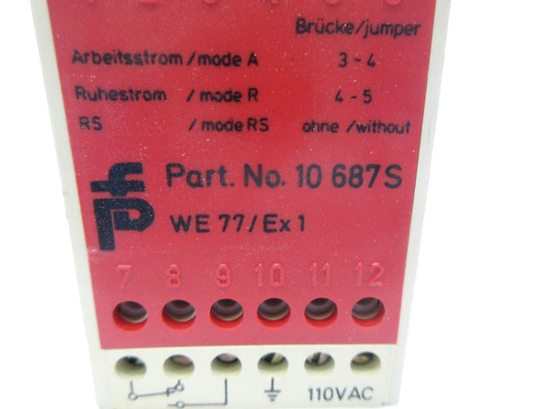 PEPPERL+FUCHS WE77/EX1 10687S 110VAC NSNP