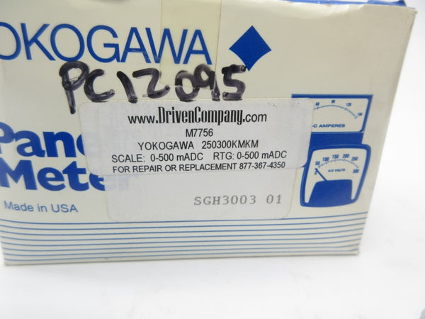 YOKOGAWA 250300KMKM 0-500MADC NSMP