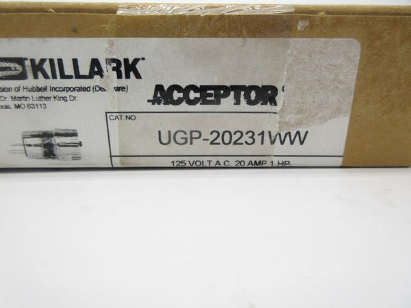 HUBBELL UGP-20231WW 125VAC 20A NSMP
