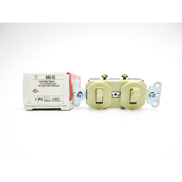 PASS & SEYMOUR 690-IG 120/277VAC 15A NSMP