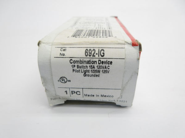 PASS & SEYMOUR 692-IG 120VAC 15A NSMP