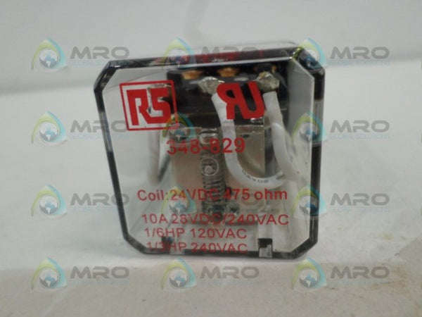 RS COMPONENTS 348-829 RELAY 24VDC NSNP