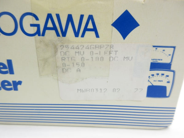 YOKOGAWA 254424GBPZ8 0-150DCA NSMP