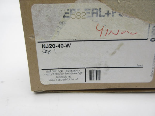 PEPPERL+FUCHS NJ20-40-W 00013 20-250VAC NSMP