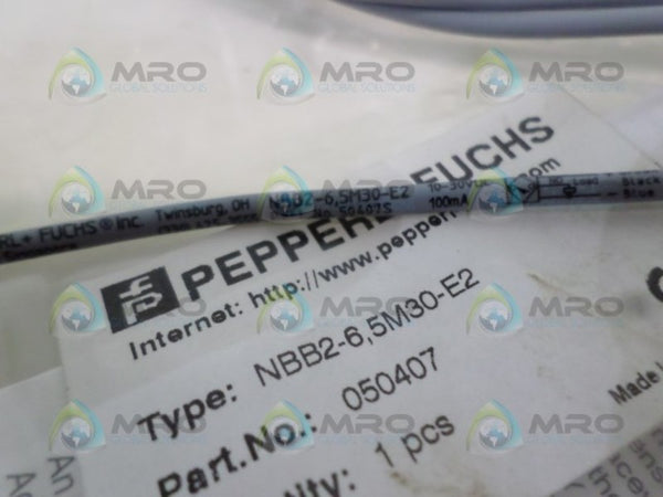PEPPERL+FUCHS NBB2-6,5M30-E2 050407 PROXIMITY SENSOR NSMP