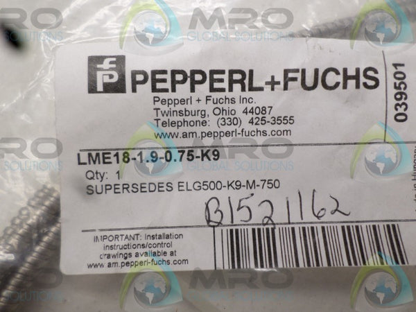 PEPPERL+FUCHS LME18-1.9-0.75-K9 PHOTO AUTOMATION NSMP