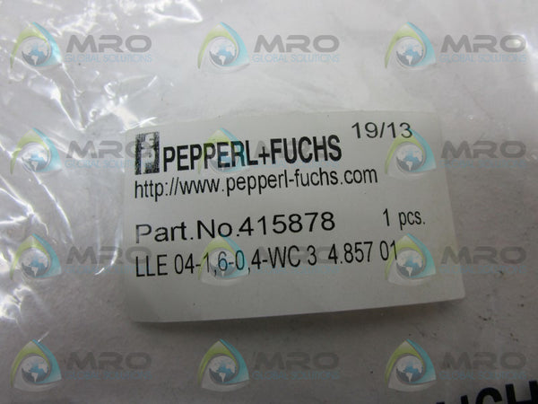PEPPERL+FUCHS LLE04-1,6-0,4-WC3 415878 SENSOR NSMP