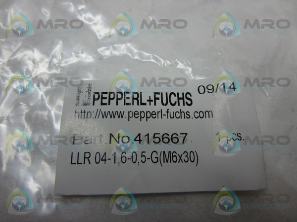 PEPPERL+FUCHS LLR04-1,6-0,5-G(M6X30) GLASS FIBER OPTIC NSMP