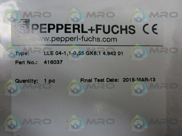 PEPPERL+FUCHS LLE04-1,1-0,55GK6.14.94201 CABLE NSMP