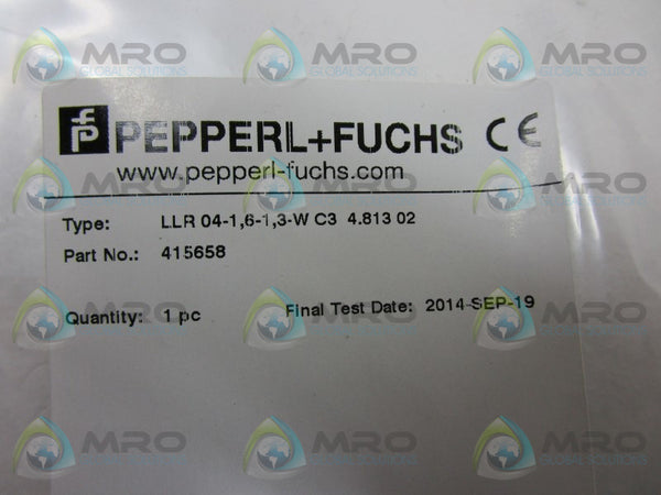 PEPPERL+FUCHS LLLR04-1,6-1,3-WC34.81302 CABLE NSMP