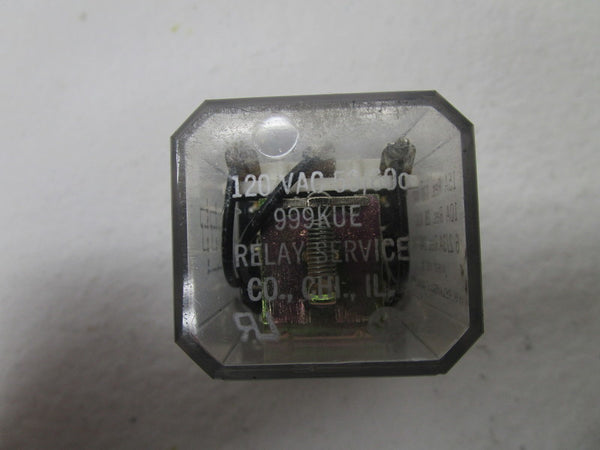RELAY SERVICE 999KUE RELAY 120VAC UNMP