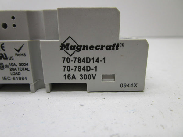 MAGNRCRAFT 70-784D14-1 RELAY SOCKET NSNP