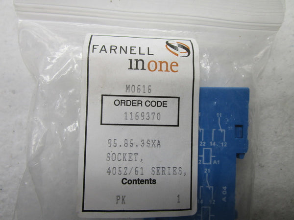 FARNELL 95.85.35XA RELAY SOCKET NSMP