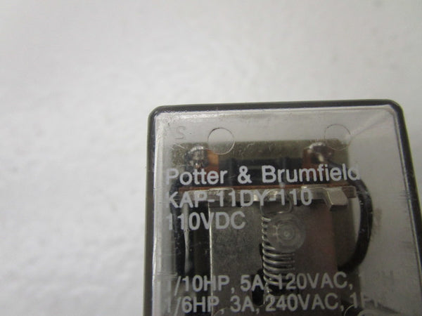 POTTER & BRUMFIELD KAP-11DY-110 RELAY 110V UNMP