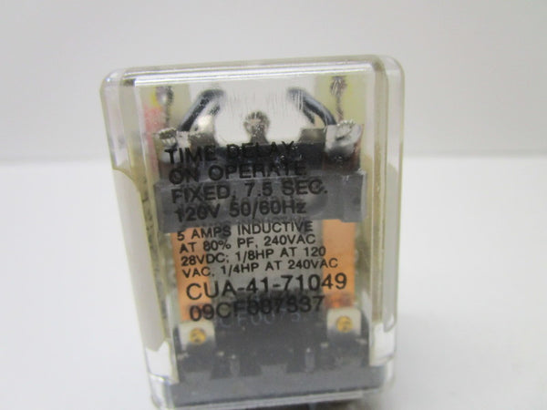 POTTER & BRUMFIELD CUA-41-71049 RELAY 120V UNMP