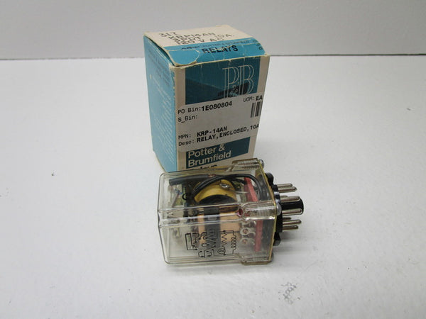 POTTER & BRUMFIELD KRP14AN RELAY 120V NSMP