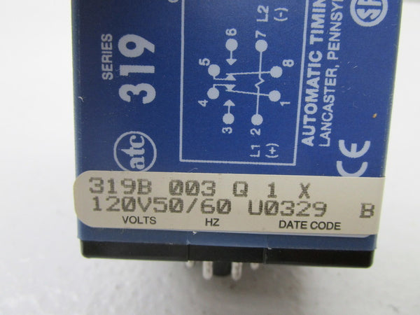 ATC 319B003Q1X TIME DELAY RELAY 120V UNMP