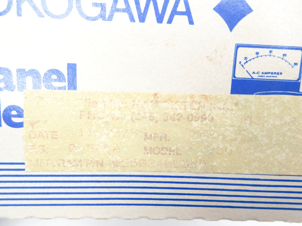 YOKOGAWA 250340L3N0 250 0-15ACA NSMP