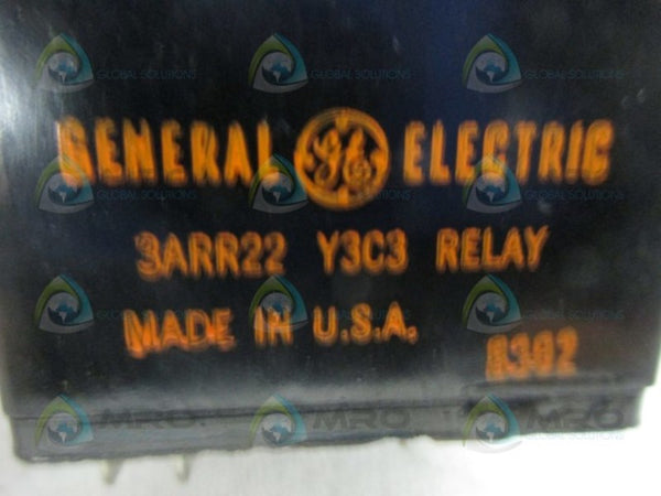 GENERAL ELECTRIC 3ARR22-Y3C3 RELAY UNMP