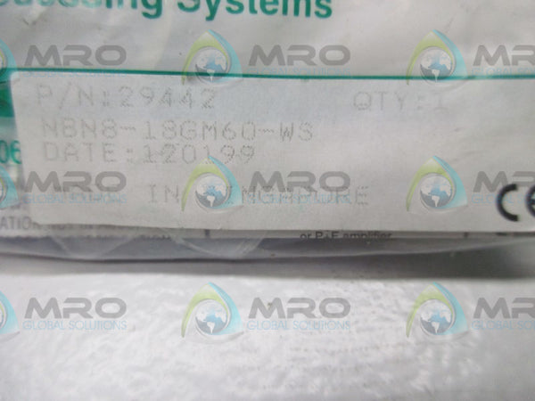 PEPPERL & FUCHS N8N8-18GM60-WS INDUCTIVE PROXIMITY SENSOR NSMP