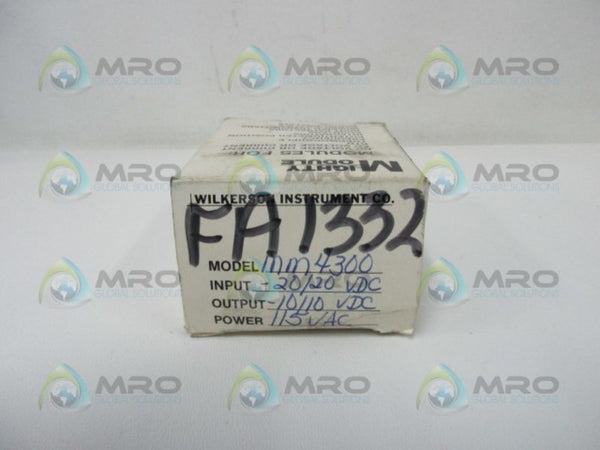 WILKERSON MM4300 RELAY MODULE -20/20VDC  NSMP