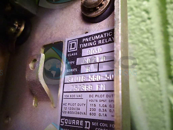 SQUARE D 9050C0210 TIMING RELAY NSNP