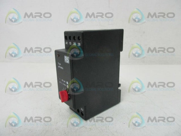 BRODERSEN XF-D2.024.3 260-460 TIMER RELAY 0.1-3 MIN.  NSNP