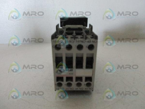 GENERAL ELECTRIC RL4RD040T 24VDC CONTROL RELAY UNMP
