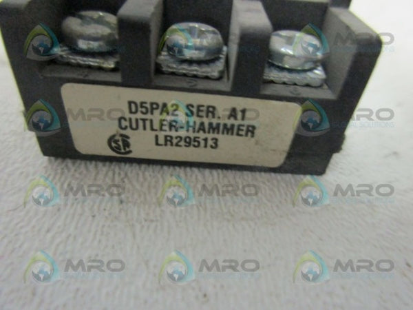 CUTLER HAMMER D5PA2 RELAY SOCKET UNMP