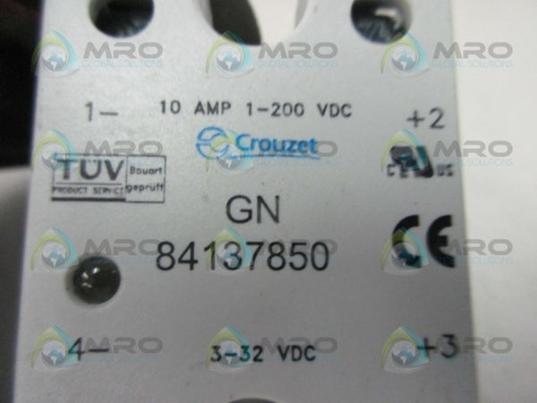 CROUZET GN84137850 SOLID STATE RELAY UNMP