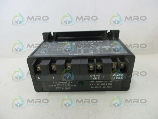 ALLEN BRADLEY 813S-V0B SER. B SOLID STATE LINE VOLTAGE MONITOR RELAY UNMP