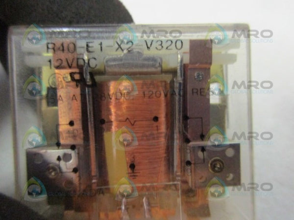 POTTER & BRUMFIELD R40-E1X2-V320 RELAY 12VDC UNMP