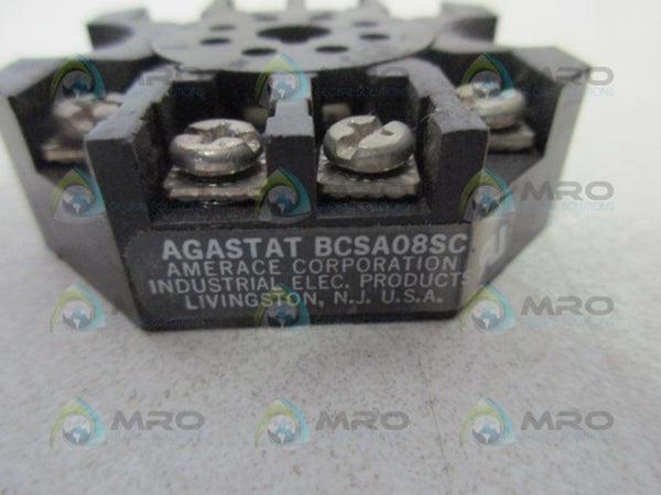 AGASTAT BCSA08SC RELAY SOCKET UNMP