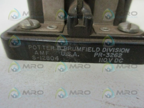 POTTER & BRUMFIELD PR-3262 RELAY UNMP