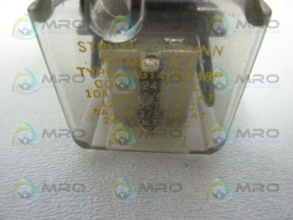 STRUTHERS-DUNN A314XBX48P RELAY 24VDC UNMP