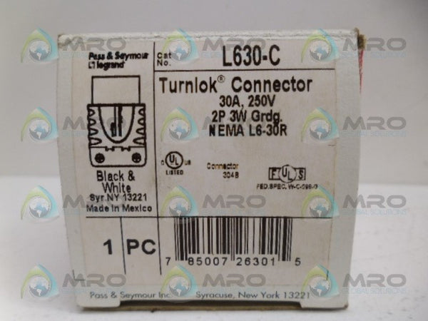 PASS & SEYMOUR L630-CCN TURNLOK CONNECTOR NSMP