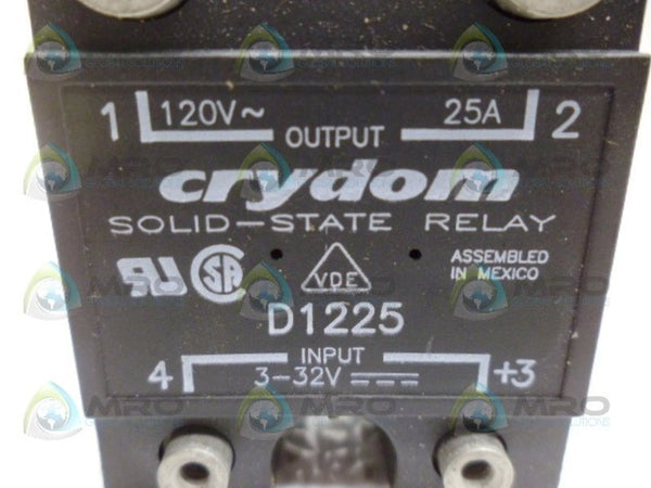 CRYDOM D1225 SOLID-STATE RELAY UNMP