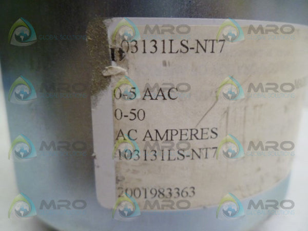 YOKOGAWA 103131LS-NT7 PANEL METER 50A NSMP
