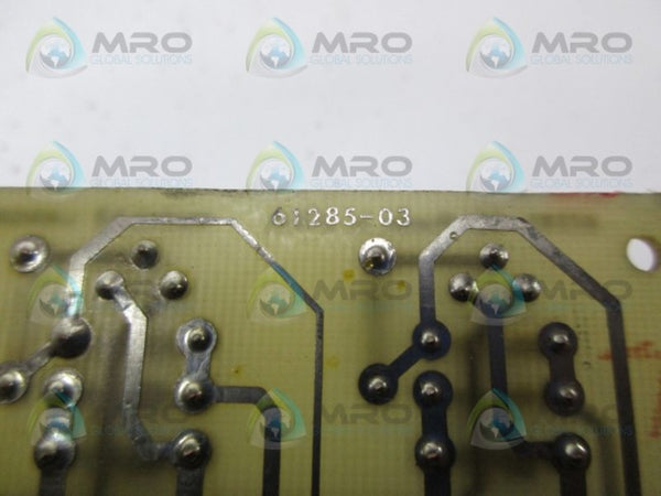 HUNKAR LAB. 61285-03 RELAY INTERFACE CARD UNMP