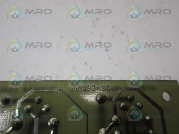 HUNKAR LAB. 61285-03 RELAY INTERFACE CARD UNMP