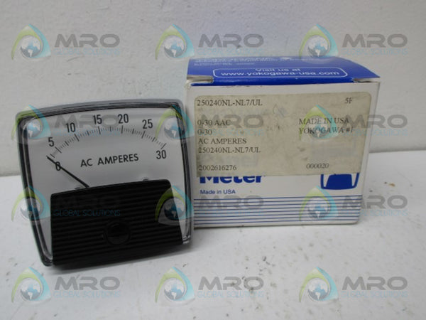 YOKOGAWA 250240NL-NL7/UL AC AMPERES NSMP