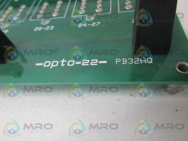 OPTO22 PB32HQ PROGRAMMABLE LOGIC CONTROLLER UNMP