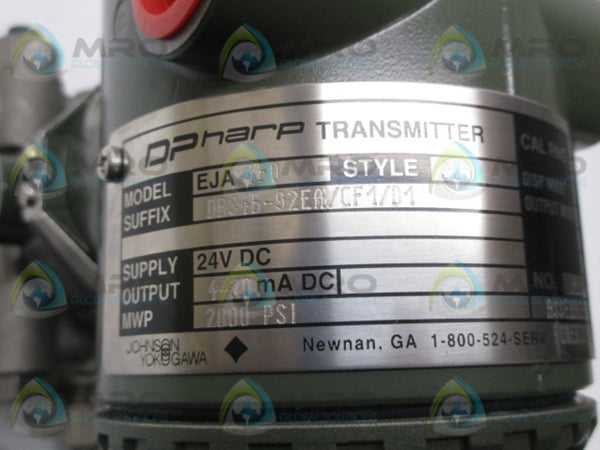 YOKOGAWA EJA430-DBS4B-92EA/CF1/D1-S2 PRESSURE TRANSMITTER NSNP