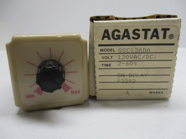 AGASTAT SSC12ADA TIMING RELAY 120VAC/DC NSMP