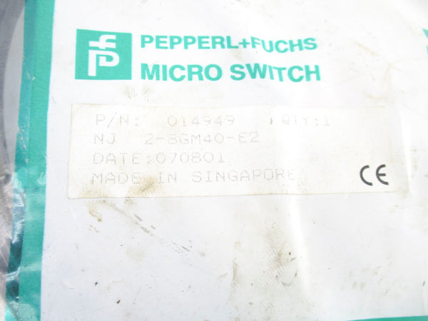 PEPPERL+FUCHS NJ2-8GM40-E2 014949 NSMP