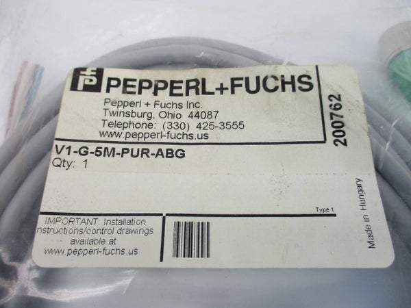 PEPPERL+FUCHS V1-G-5M-PUR-ABG NSMP